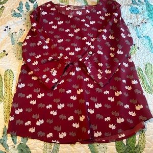 Pants Store Game Day Alabama blouse, like new, large